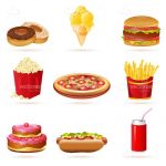 Junk Food Icon Set